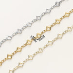 1Meter/Pack 5.5MM 14/18K Gold Plated Brass Rhombus Chain For Jewelry Making Necklace Bracelets Chain Jewelry Making Supplies