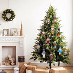 Christmas Nutcracker Soldier Wooden Pendant Xmas Tree Hanging Ornaments 2024 Navidad Decoration for Home 2025 New Year Gifts