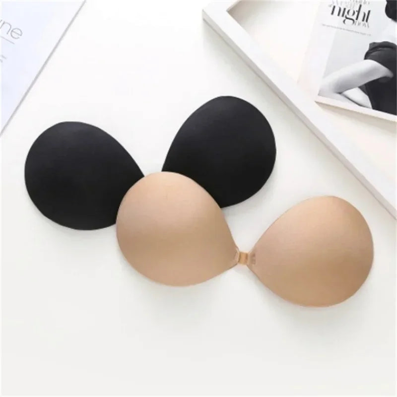Thick Invisible Bra Thickened Chest Sticker Flat Chest Display Big Silicone Breast Sticker Bridal Wedding Dress 2.5CM/3.5CM/6CM