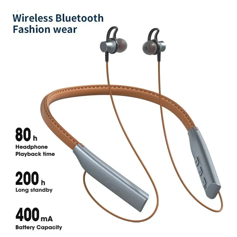 Handsfree Wireless Headphones Bass 5.0 Bluetooth Headphone Neckband Earphones Stereo Sports Running Bluetooth Headset With Mic