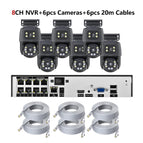 8CH NVR 6pcs Cam kit / CHINA / 1T