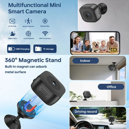 Xiaomi 4K Smart Wireless Home Surveillance HD Camera Battery Camera Indoor Outdoor Security Monitor For Home Theft Prevention