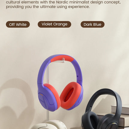HAYLOU S35 ANC Wireless Headphones Over-ear 42dB ANC Headphone Bluetooth 5.2 40mm Dynamic Driver 60-hour Battery Life Earphones