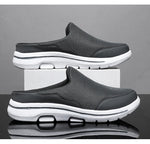2024 Summer new breathable mesh shoes outdoor non-slip walking shoes comfortable sandals men half slippers casual loafers 35-48