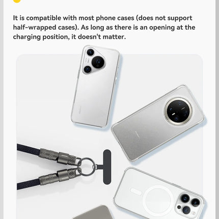 Essager 60W Type C To Type C Fast Charging Cable  For iPhone 16 Xiaomi Huawei  Lanyard  Halter Neck Wrist Multifunctional Cable