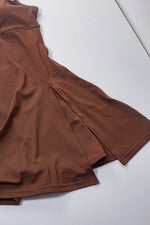 QINACTIVE Women's sports beautiful back dress Removable chest cushion cushion breathable outdoor yoga tennis skirt