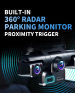 4CH GPS Dash Cam i7pro Front 4K/2K+3*1080P for Car 360 DVR Camera 24H Parking Mode WiFi Video Recorder IR Night Vision