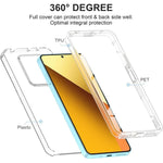 360 Full Silicone Case for Xiaomi Redmi Note 13 14 Pro Plus 12S 11S 10S 9 8 7 Pro 9S 14C 14T 13T 12T 11T 10T Poco X6 X5 X4 X3 F3