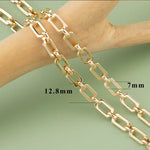 YEGUI C77,diy chain,18k gold rhodium plated,copper,pass REACH,nickel free,jewelry making,charms,diy bracelet necklace,1m/lot