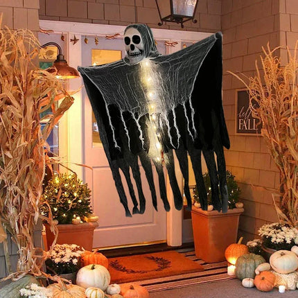 Halloween decoration skeleton ghost with LED, Halloween decoration ghost String Lights for Outdoor and indoor Use in Gardens