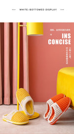 Bebealy Men Shoes Fur Women Slippers Winter House Shoes For Women Indoor Plush Warm Women Shoes 2024 Casual Home Shoes For Men