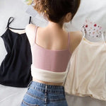 Women Winter Warm Top Thin Velvet Corset Top Solid Y2k Sleeveless Tank Tops Sleeveless Sexy Slim Fleece Corset Top Female