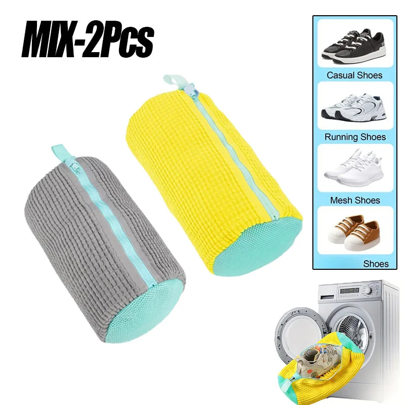 Laundry Bags Shoe Washing Machine Bag-with Zipper Laundry Bag with Rich Fluff Inside, Perfect for Sneakers and Casual Shoes