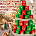 24 Days Flower Bouquet Building Blocks Christmas Advent Calendar Sunflower Countdown Advent Calendars Christmas Decoration 2025