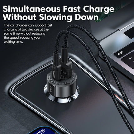 Toocki 50W Car Charger USB C Quick Charge QC PD 3.0 Type C Fast Charging for iPhone 14 Pro Max Xiaomi POCO Samsung Car Charger
