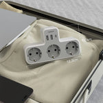 TESSAN EU Plug Power Strip with 3 AC Outlets +3 USB Ports, 6 In 1 Wall Charger Power Socket Adapter Overload Protection for Home