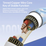 NNBILI 240W USB C Cable Power Wire QC4.0 for MacBook Samsung iPhone 15 16 USB C to C PD Cable 48V5A Fast Charging Type C Cable