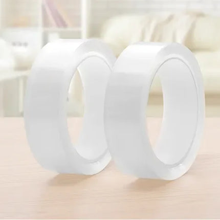 3M Nano Tape Double Sided Tape Transparent Reusable Waterproof Adhesive Tapes Cleanable Kitchen Bathroom Supplies Tapes