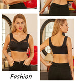 5PCS/Set Women Sexy Bras Full Cup Sports Top Soft Seamless Brassiere Lace Sexy Lingerie V Neck Intimates Underwear Plus Size Bra