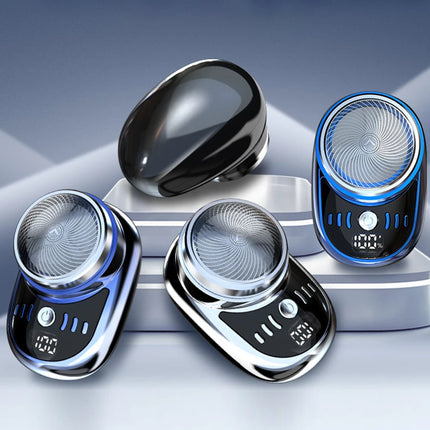 Mini Afeitadora Eléctrica De Viaje Para Hombre, Máquina De Afeitar Con Carga USB, Lavable, Para Barba Y Cara, Tama?o De Bolsil