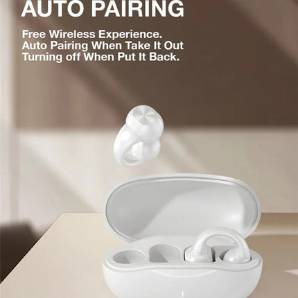 Earring Wireless Earbuds Bluetooth 5.3 Earphone Open Ear Headphones Air Conduction for Sport Running Painless Wearing Headset