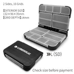 LUREHOLIC Fishing Tackle Boxes for Lure Accessories Storage Snap, Swivel, Jig Head, Hooks, Aji Lure Baits,Tungsten Weights, etc