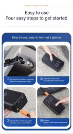 1pc Wireless Car Air Compressor Air Pump Electric Tire Inflator Pump for Motorcycle Bicycle Boat AUTO Tyre Balls Inflatable