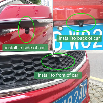 HD Night Vision Rear View Camera -Backup Camera with Easy Installation for Safe Reverse Parking and Crystal-Clear Video Quality