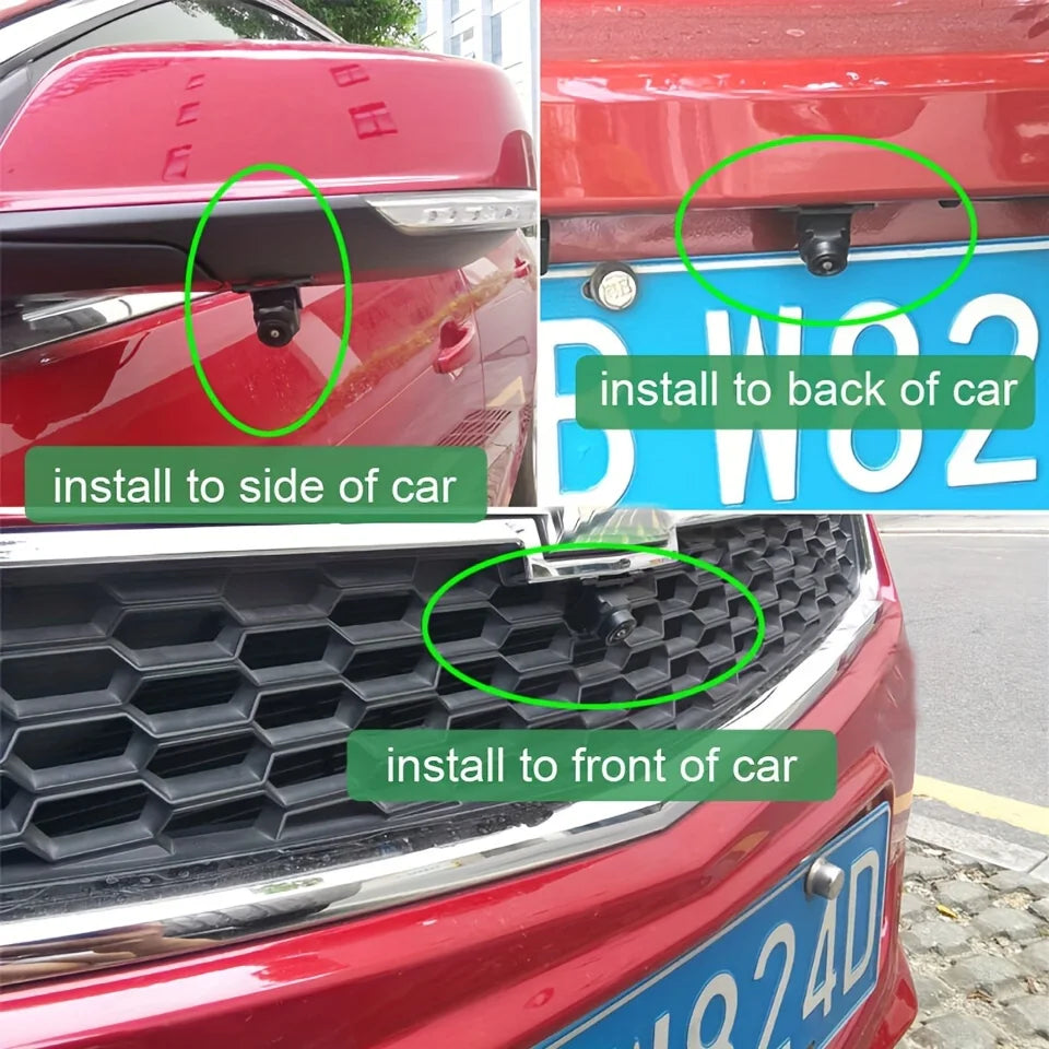 HD Night Vision Rear View Camera -Backup Camera with Easy Installation for Safe Reverse Parking and Crystal-Clear Video Quality