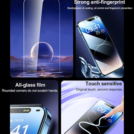3Pcs Tempered Glass For iPhone 14 13 15 11 16 Pro Max Screen Protector for iPhone 15 Plus XR X XS Max 6 8 7 Plus SE 2020 Glass