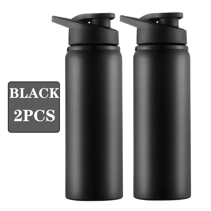 Portable Water Bottle Bicycle Riding Drinking Water Bottle Outdoor Sport Travel Mug Metal Stainless Steel Bottle