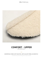 Winter Slippers Men Couples Slippers Non-slip Warm Women and Men Slipper Indoor Soft Shoes Comfortable Flat Home Cotton Shoe