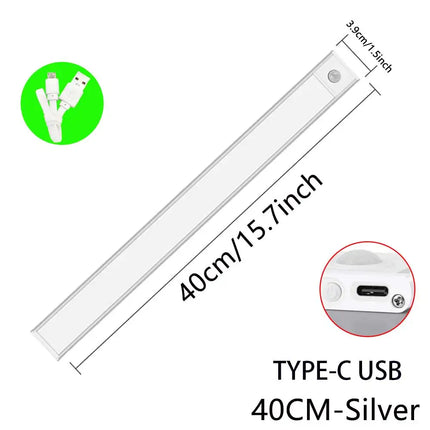 Night Light Led Light Under Cabinet Light Motion Sensor night light Closet Light Cabinet Kitchen Lighting Magnetic night light