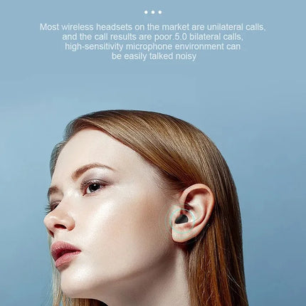 Original A6S TWS Wireless Bluetooth Headset Earphone Bluetooth Sport Inear Earbuds Headset with Mic for Xiaomi Iphone Lenovo