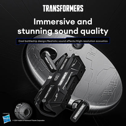 Genuine TRANSFORMERS TF-T51 Bluetooth Wireless Earphones Low Latency Gaming Earbuds Long Endurance High Music Headphones Choice