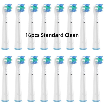 16/20PCS Brush Head nozzles for Oral B Electric Toothbrush Replacement Head Refill Sensitive Floss Cross Action for Oralb