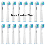 16/20PCS Brush Head nozzles for Oral B Electric Toothbrush Replacement Head Refill Sensitive Floss Cross Action for Oralb