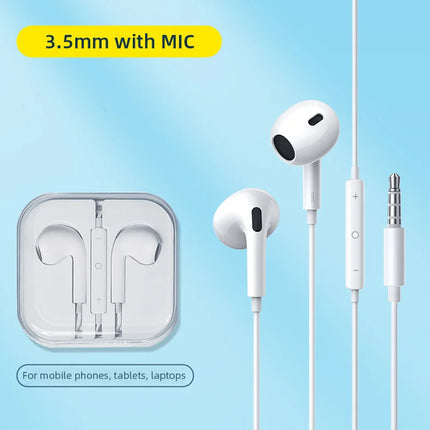 Type C Wired Earphones For Apple iPhone 15 Pro Max In-Ear With Microphone For Sumsung Onepuls Xiaomi Redmi Huawei USB C Earpbuds