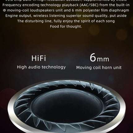 A6S TWS Bluetooth Wireless Headphones Wireless Earbuds 5.0 TWS Earphone Noise Cancelling Mic for Xiaomi iPhone Huawei Samsung