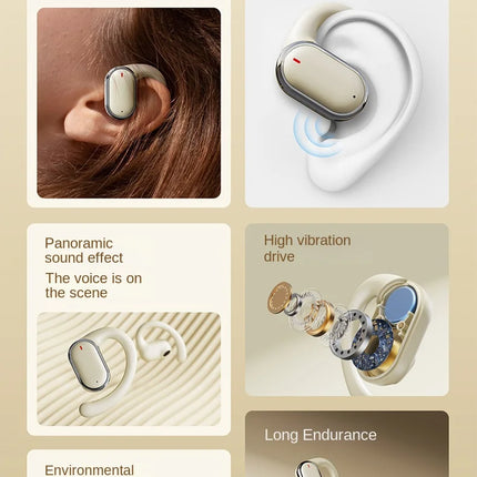 Original X93 OWS Bluetooth Earphones Sport Wireless Headphones with Mic Waterproof HiFi Stereo Wireless Earbuds