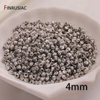 platinum plated-4mm 1 / 50 pcs
