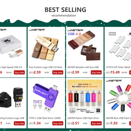 TYPE-C USB Flash Drive 128GB Real Capacity Pen Drive 64GB Free Key Chain Memory Stick Creative Business Gift Red U Disk Blue 32G