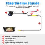 180º Car Rear View Backup Camera Reverse Parking CMOS Night Vision Waterproof