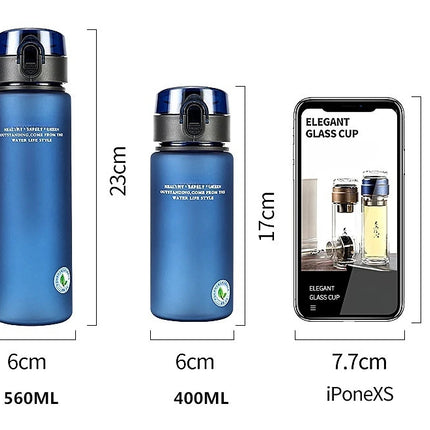 Brand BPA Free Leak Proof Sports Water Bottle High Quality Tour Hiking Portable My Favorite Drink Bottles 400ml 560ml