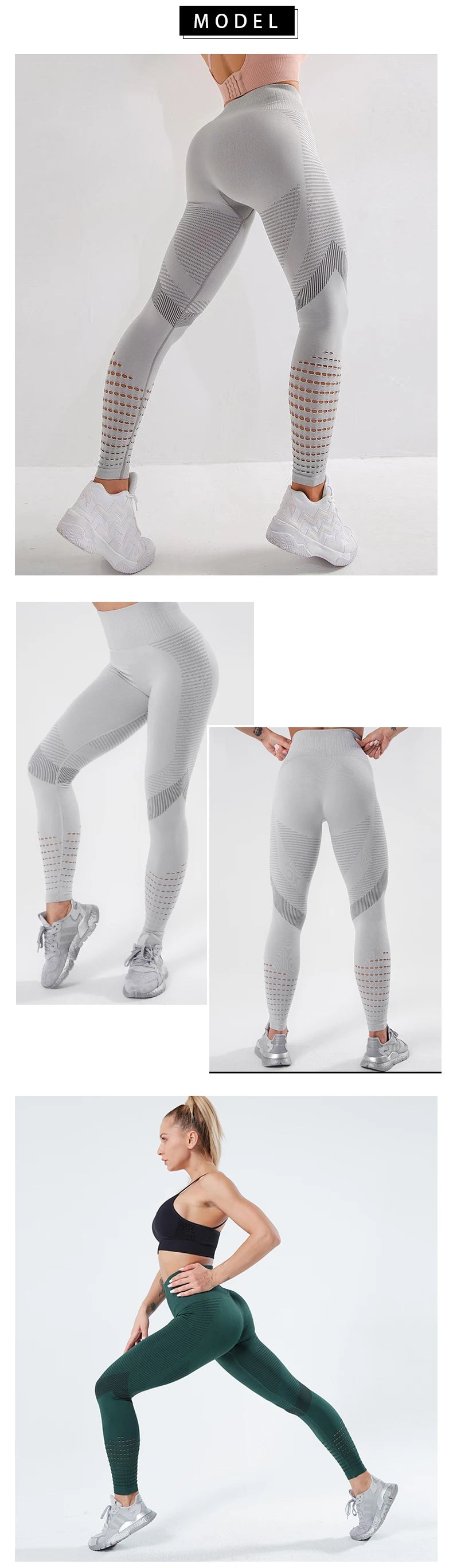 Fitness GYM Women Leggings Seamless Yoga Pants Hips Tight Peach High Waist Tights Leggings Breathable Feamle Workout Sportswear