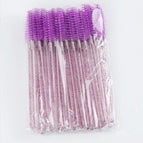 Plastic / 50Pcs  Dark Purple