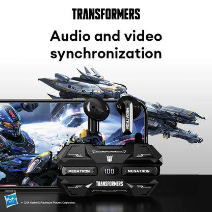 Genuine TRANSFORMERS TF-T51 Bluetooth Wireless Earphones Low Latency Gaming Earbuds Long Endurance High Music Headphones Choice