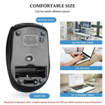 Wireless Mouse 2.4G Portable Silent Ergonomic Mice For Laptop iPad Tablet Notebook Mobile Phone Office Gaming Mouse USB Adapter