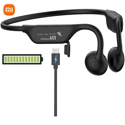 Xiaomi A18 Bone Conduction Earbuds Neckband Wireless Bluetooth 5.3 TWS Over Ear Earphone IP56 Waterproof Sport Headset With Mic