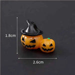 Halloween Decoration Maple Leave Ghost Desktop Ornaments Mini Skull Luminous Horror Eyeball Halloween Party Favors Home Decor